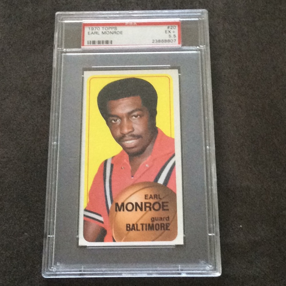 1970 Topps Earl Monroe #20 PSA 5.5 EX+